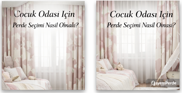 Çocuk Odası İçin Perde Seçimi Nasıl Olmalı?